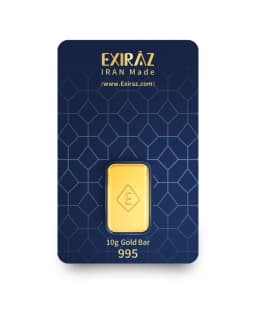 شمش 10 گرمی اکسیراز عیار 995