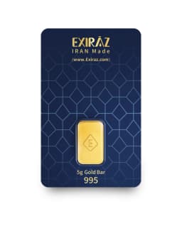 شمش 5 گرمی اکسیراز عیار 995