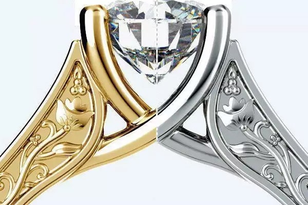 طلای سفید چه تفاوتی با طلای زرد دارد؟