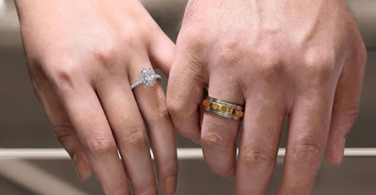 تفاوت حلقه نامزدی و ازدواج