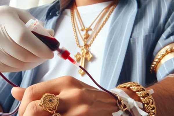 مشکلات پوستی برای مردان در صورت استفاده از طلا